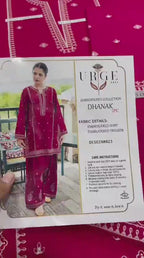PURE DHANAK EMBROIDERED 2PC SUIT