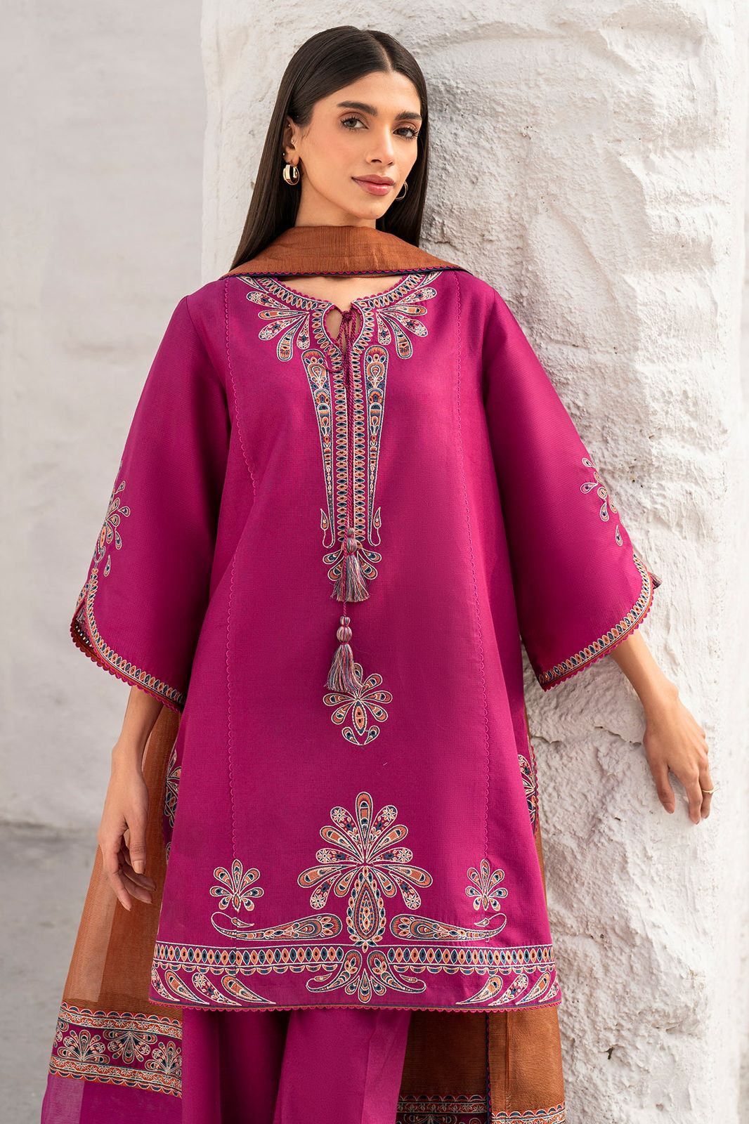 URGE — WINTER COLLECTION 2026–27 Pure Dhanak 3-Piece Embroidered Suit