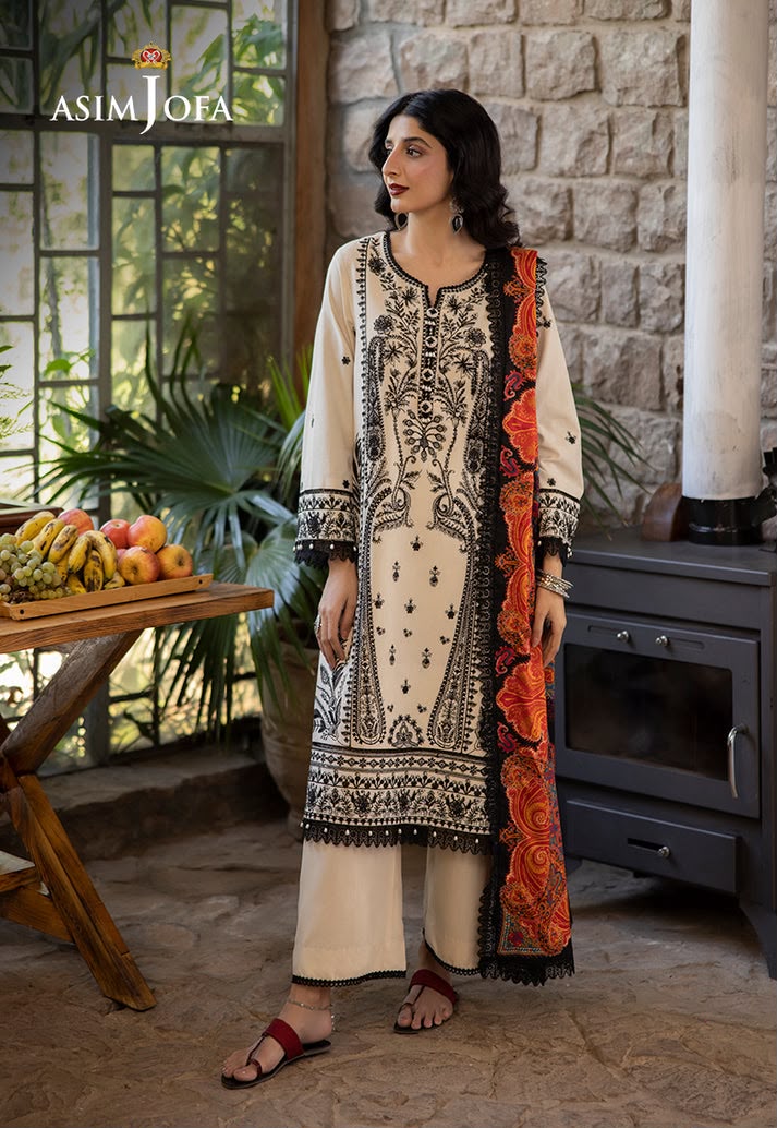 URGE — WINTER COLLECTION 2026–27
Pure Dhanak 3-Piece Embroidered Suit