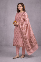 DHANAK JACQUARD BAROSHA SELF-EMBROIDERED UNSTITCHED 3PC