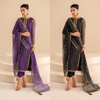 BAROOQUE EMBROIDERED CHIFFON SF-625