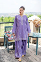 PURE DHANAK EMBROIDERED 2PC SUIT