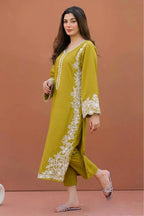 ASLING WINTER COLLECTION |
Pure Dhanak Embroidered |2-Piece Suit