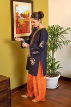 PURE DHANAK EMBROIDERED 2PC SUIT