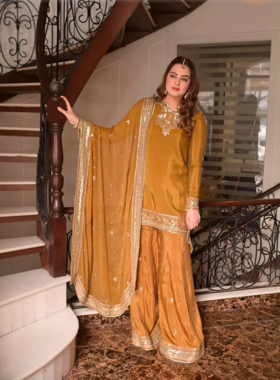 ANEELA – Luxury Embroidered Unstitched Replica
