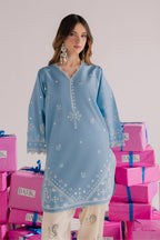 PURE DHANAK EMBROIDERED 2PC SUIT