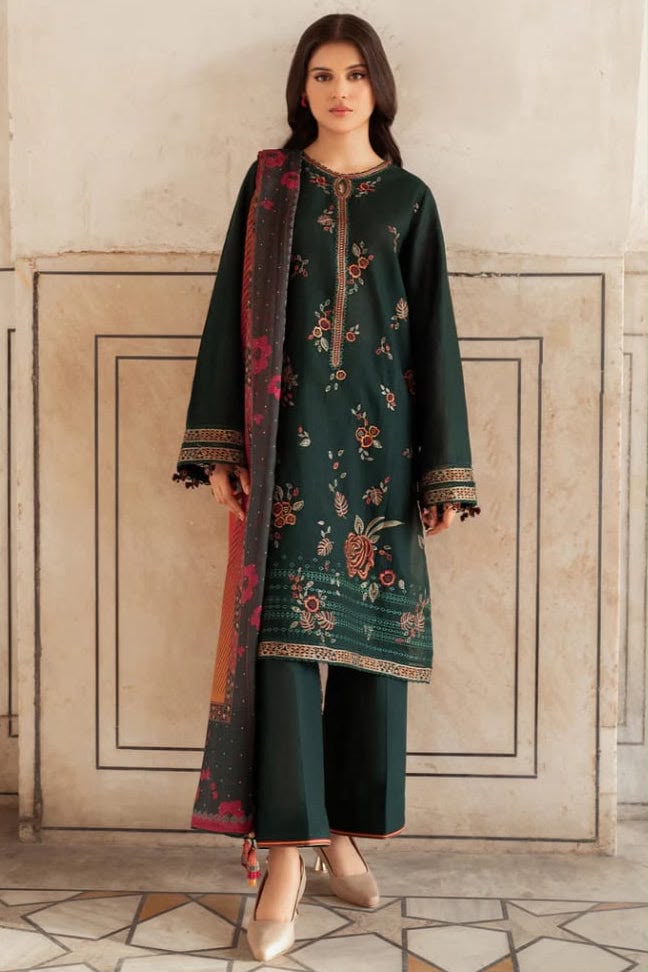 URGE — WINTER COLLECTION 2026–27
Pure Dhanak 3-Piece Embroidered Suit