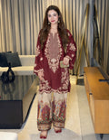 ETHNIC — DHANAK EMBROIDERED & SEQUIN 2PC