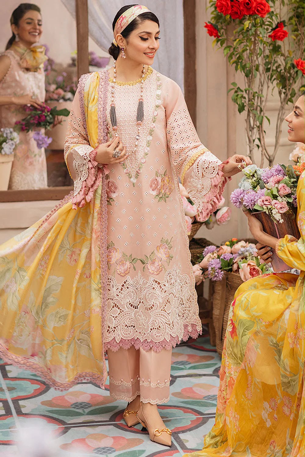 URGE — WINTER COLLECTION 2026–27
Pure Dhanak 3-Piece Embroidered Suit