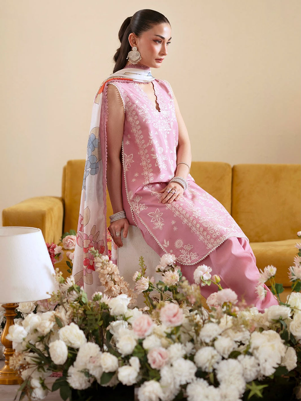 URGE — WINTER COLLECTION 2026–27
Pure Dhanak 3-Piece Embroidered Suit