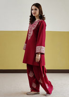 PURE DHANAK EMBROIDERED 2PC SUIT