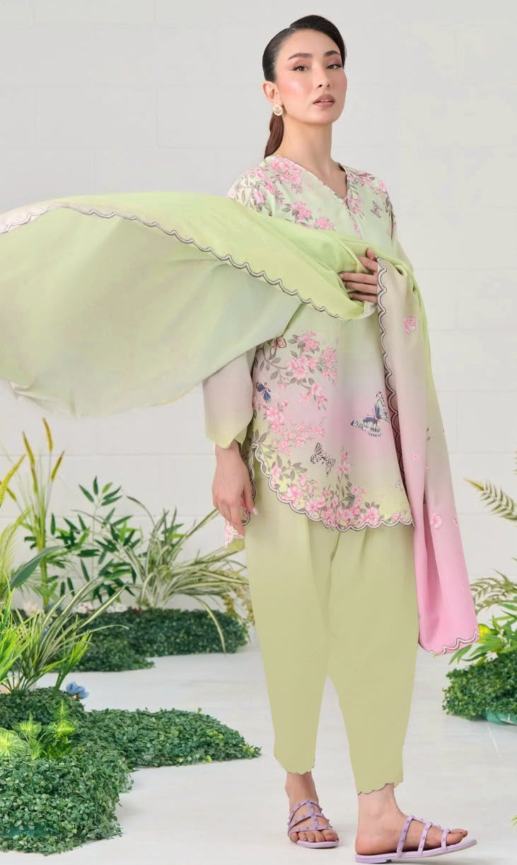 COCO BY ZARA SHAHJAHAN – 3 PIECE DHANAK