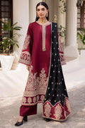 MARJAN — WINTER COLLECTION 2026 
3-PIECE DHANAK EMBROIDERED SUIT