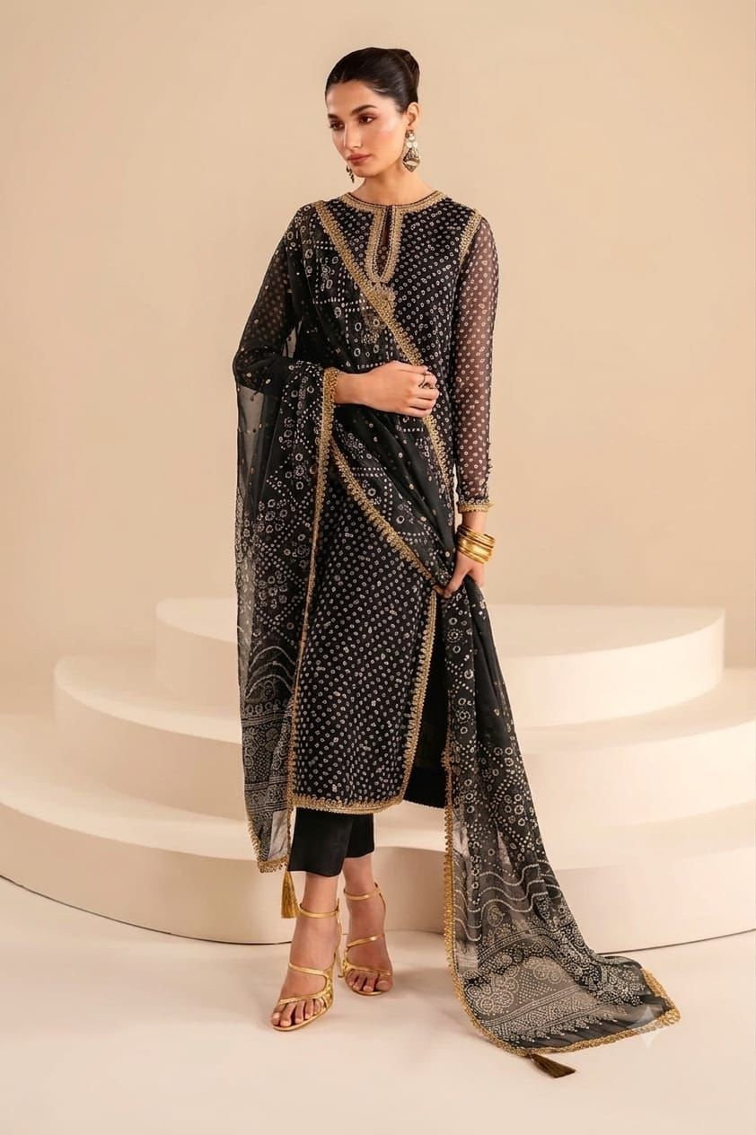 BAROOQUE EMBROIDERED CHIFFON SF-625