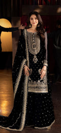 ASIM JOFA — WINTER COLLECTION 2026 
3-PIECE DHANAK EMBROIDERED SUIT
Brand Code: 3651