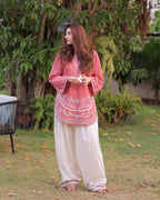 PURE DHANAK EMBROIDERED 2PC SUIT