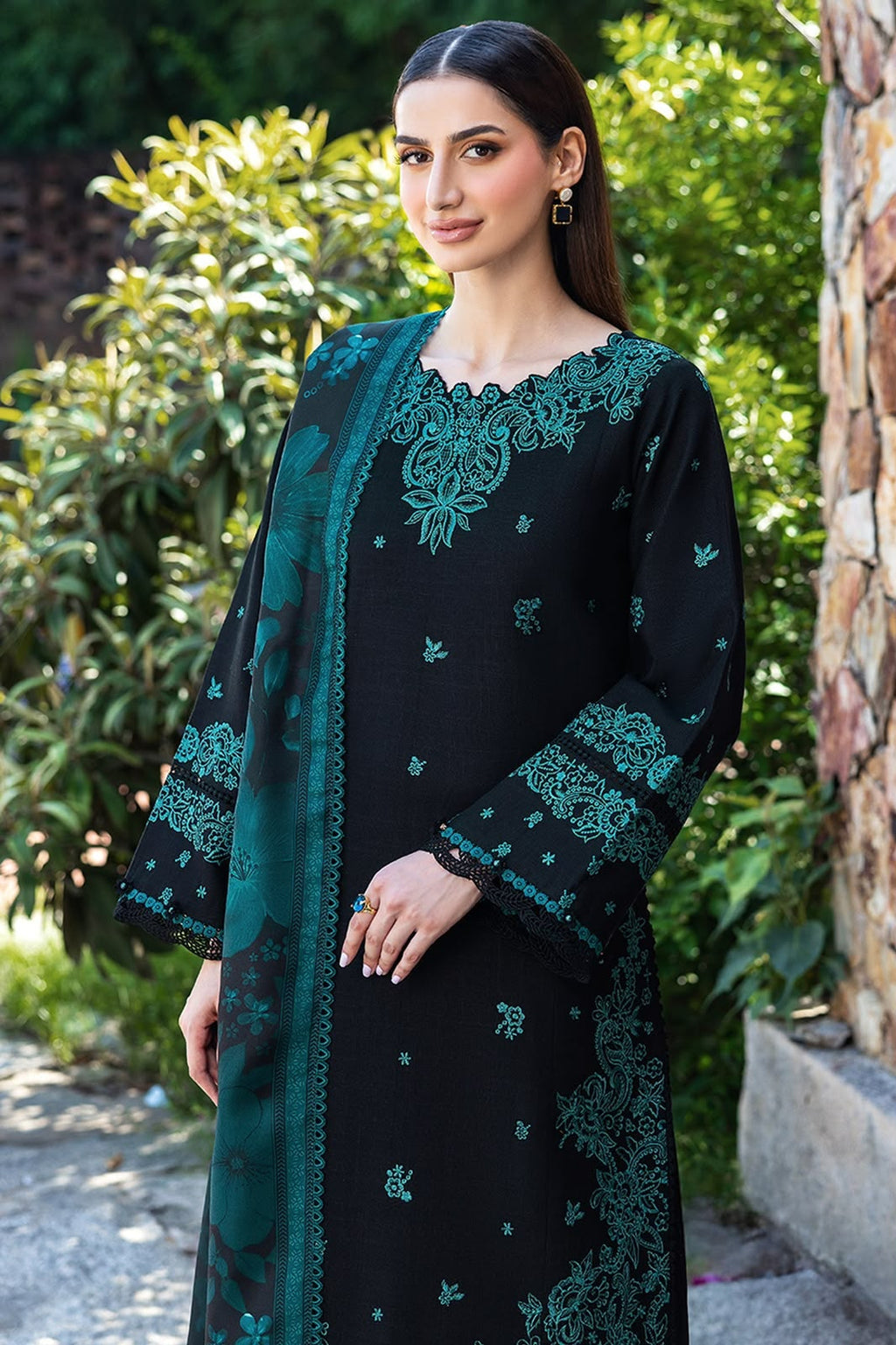 URGE — WINTER COLLECTION 2026–27
Pure Dhanak 3-Piece Embroidered Suit