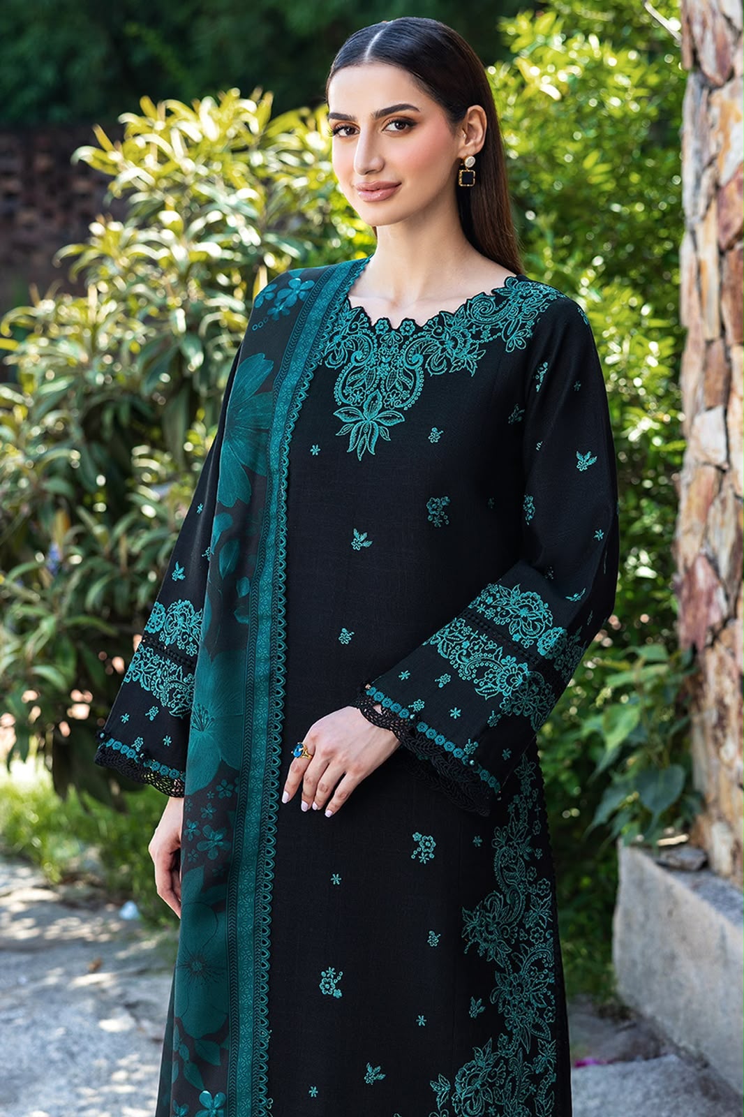 URGE — WINTER COLLECTION 2026–27
Pure Dhanak 3-Piece Embroidered Suit