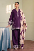 URGE — WINTER COLLECTION 2026–27
Pure Dhanak 3-Piece Embroidered Suit