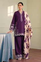 URGE — WINTER COLLECTION 2026–27
Pure Dhanak 3-Piece Embroidered Suit