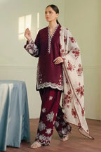URGE — WINTER COLLECTION 2026–27
Pure Dhanak 3-Piece Embroidered Suit