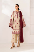URGE — WINTER COLLECTION 2026–27
Pure Dhanak 3-Piece Embroidered Suit