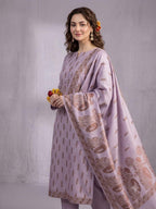 DHANAK JACQUARD BAROSHA SELF-EMBROIDERED UNSTITCHED 3PC