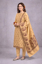 DHANAK JACQUARD BAROSHA SELF-EMBROIDERED UNSTITCHED 3PC