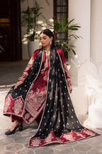 MARJAN — WINTER COLLECTION 2026 
3-PIECE DHANAK EMBROIDERED SUIT