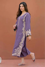 ASLING WINTER COLLECTION |
Pure Dhanak Embroidered |2-Piece Suit