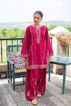 PURE DHANAK EMBROIDERED 2PC SUIT