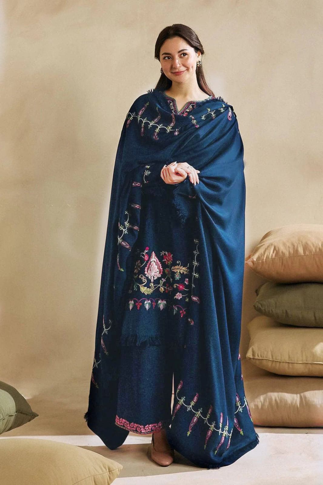 URGE — WINTER COLLECTION 2026–27
Pure Dhanak 3-Piece Embroidered Suit