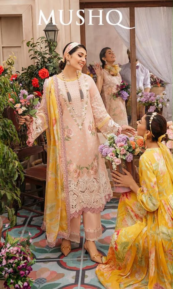 URGE — WINTER COLLECTION 2026–27
Pure Dhanak 3-Piece Embroidered Suit