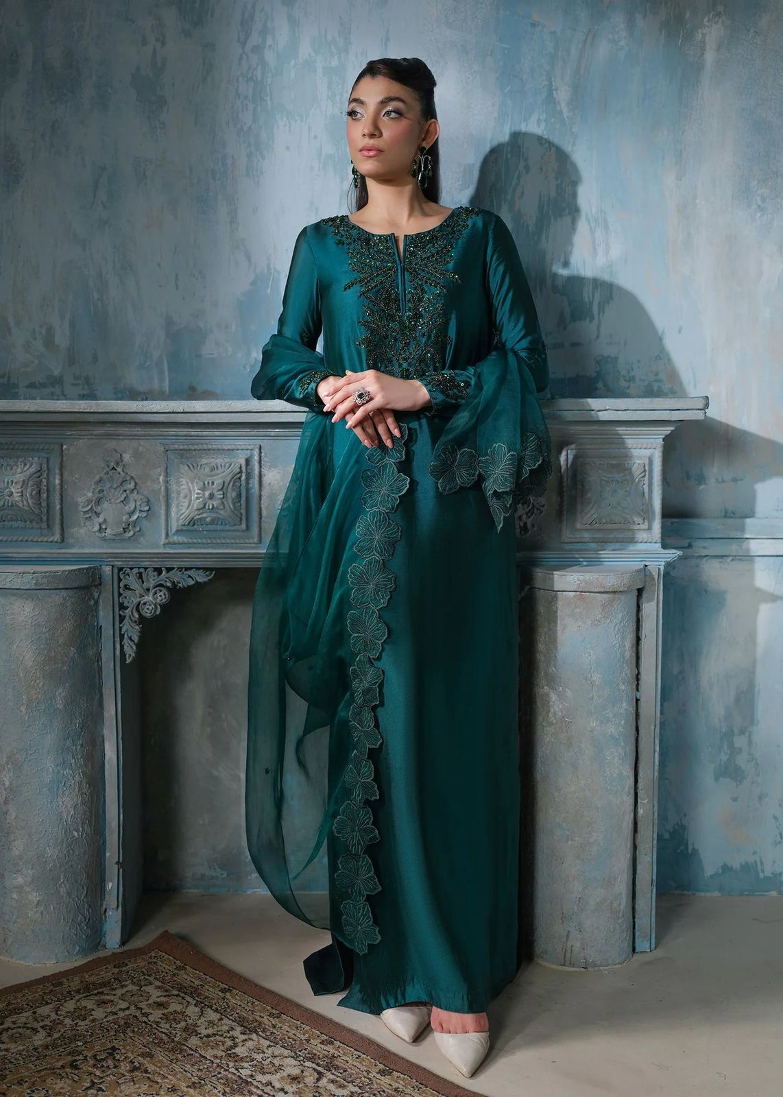 MAHUM ASAD-Luxury Shamoz Silk Festive Collection '26