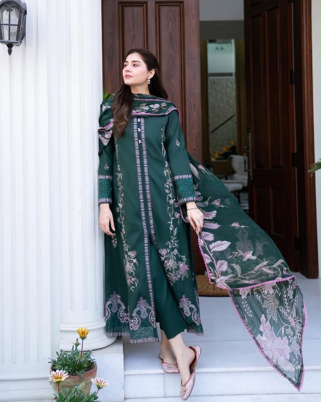 URGE — WINTER COLLECTION 2026–27
Pure Dhanak 3-Piece Embroidered Suit