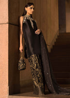 JAZMINE – BLACK QUEEN | LUXURY EMBROIDERED 3PC