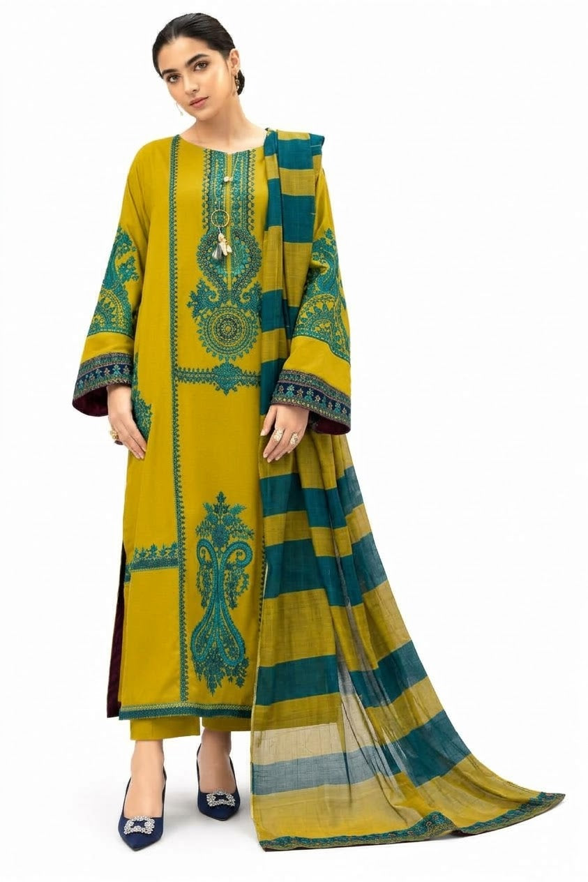 URGE — WINTER COLLECTION 2026–27
Pure Dhanak 3-Piece