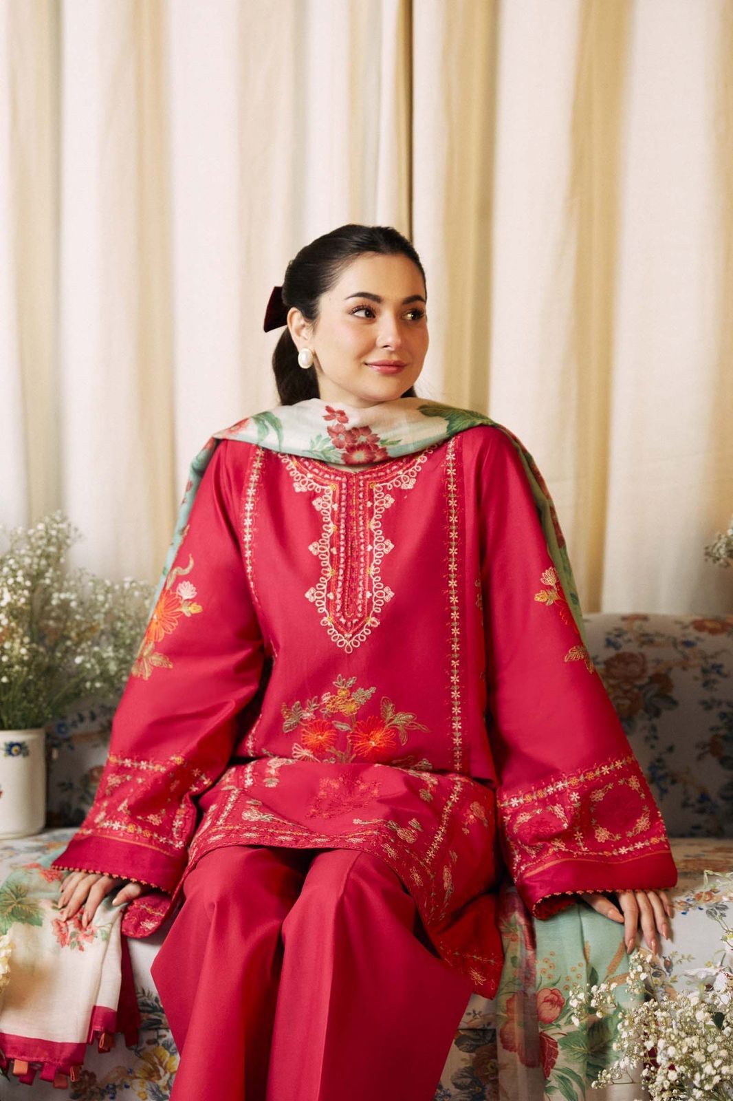 URGE — WINTER COLLECTION 2026–27
Pure Dhanak 3-Piece Embroidered Suit