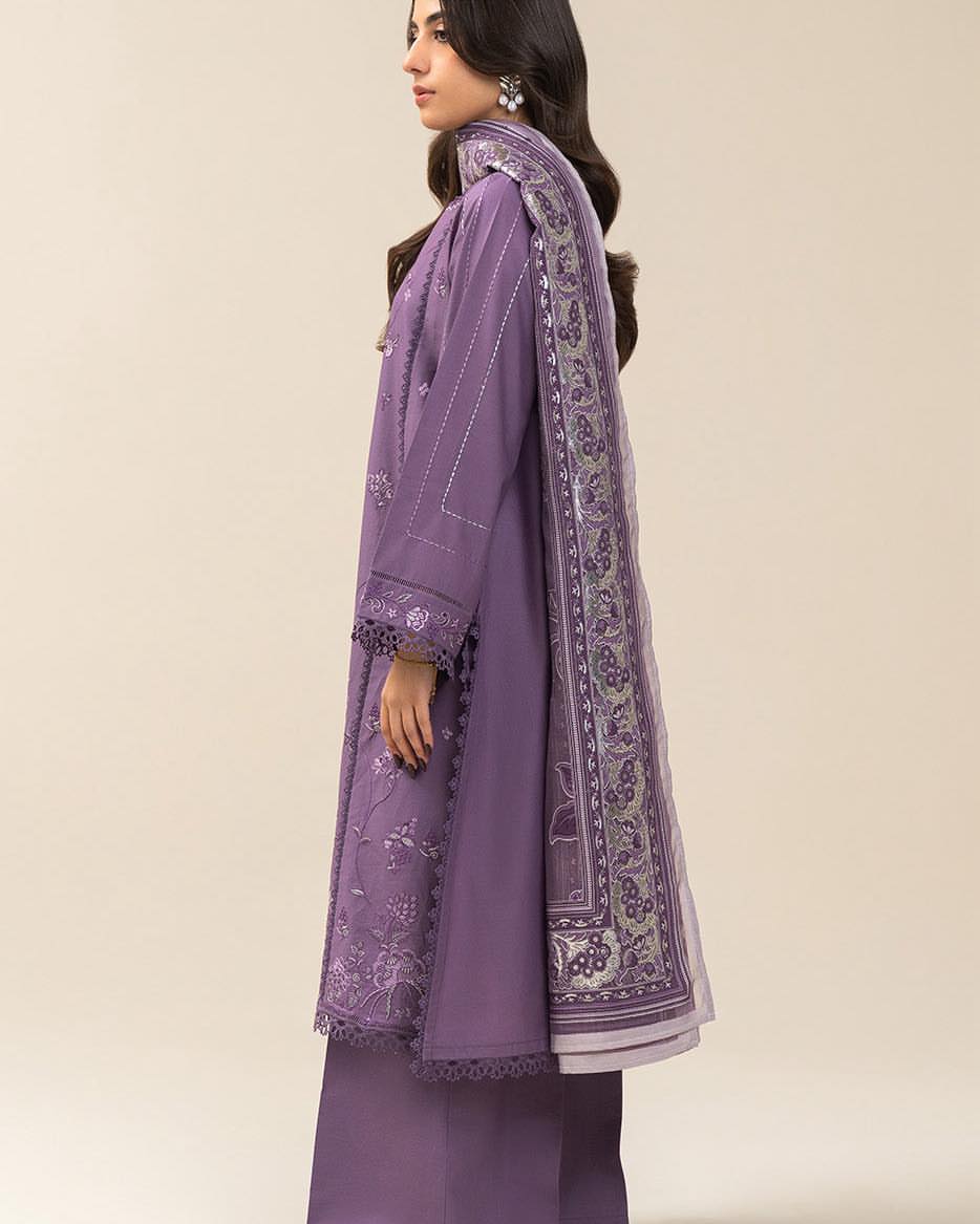 URGE — WINTER COLLECTION 2026–27
Pure Dhanak 3-Piece Embroidered Suit