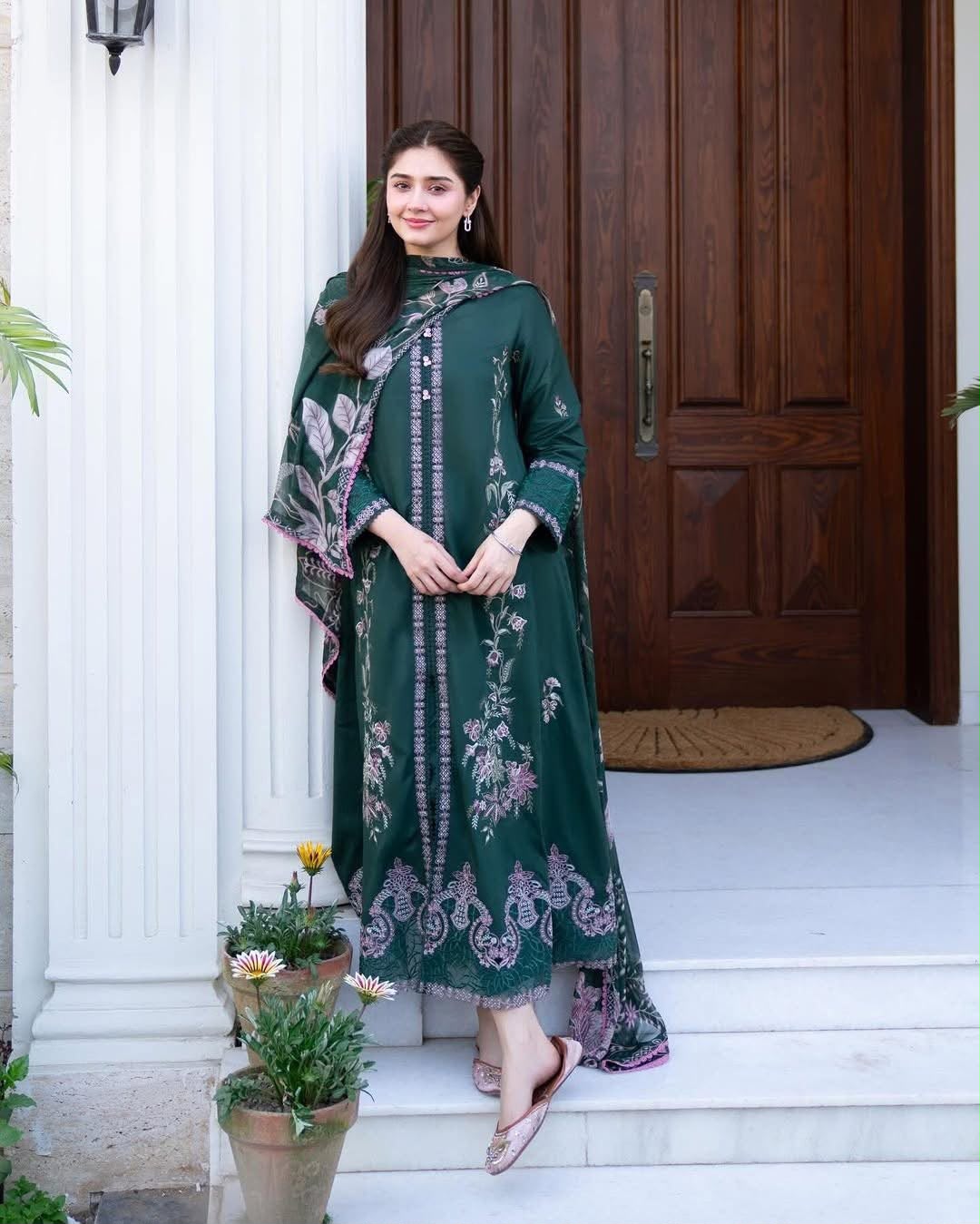 URGE — WINTER COLLECTION 2026–27
Pure Dhanak 3-Piece Embroidered Suit