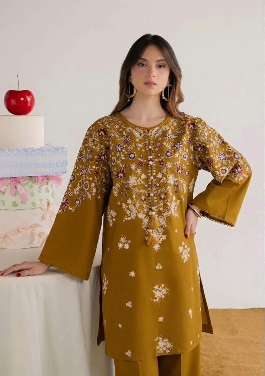 LAAM — WINTER COLLECTION 2026–27
Pure Dhanak 2-Piece Embroidered Suit