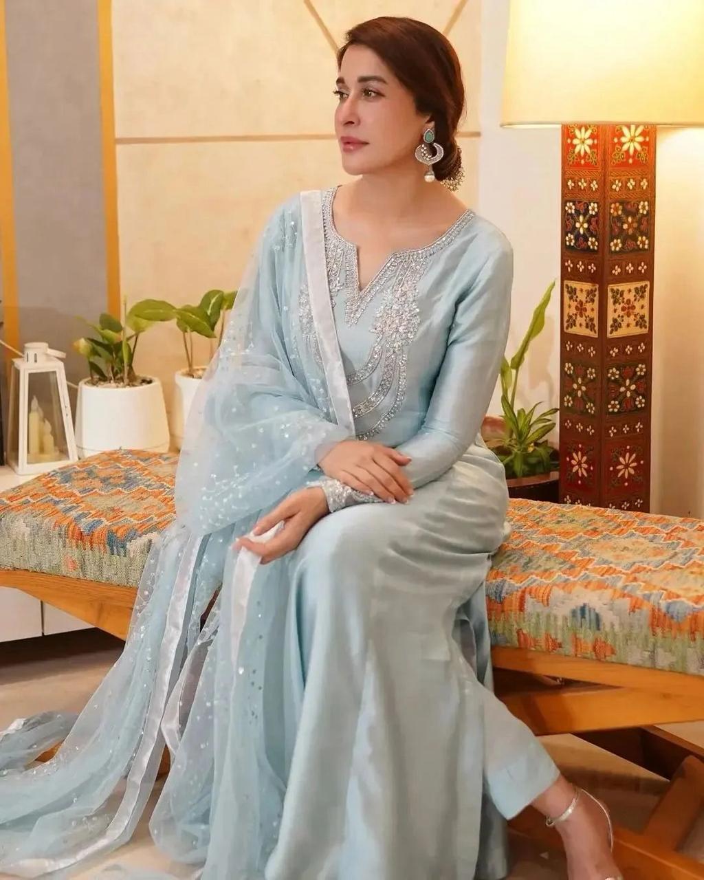 MAHUM ASAD-Luxury Shamoz Silk Festive Collection'26