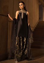 JAZMINE – BLACK QUEEN | LUXURY EMBROIDERED 3PC