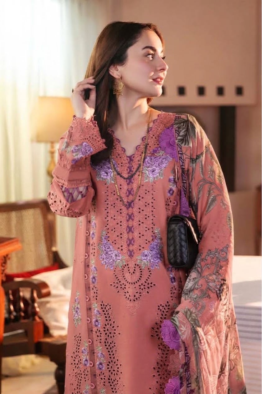 URGE — WINTER COLLECTION 2026–27
Pure Dhanak 3-Piece Embroidered Suit